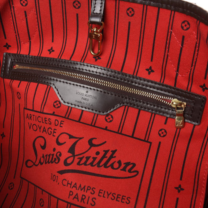Louis Vuitton Damier Ebene Neverfull MM 6 of 10