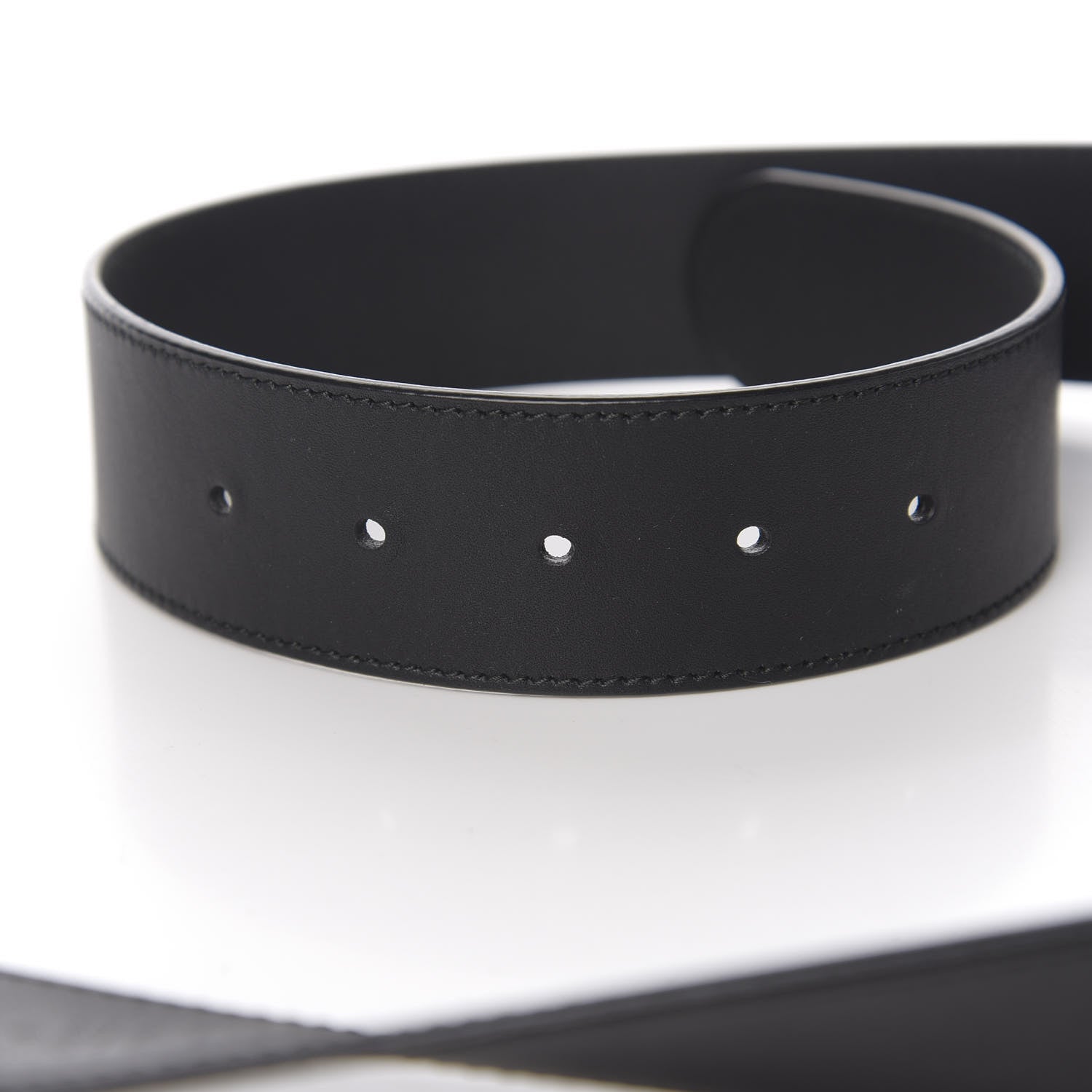 Gucci Calfskin Double G 40mm Belt 85 34 Black 4 of 5