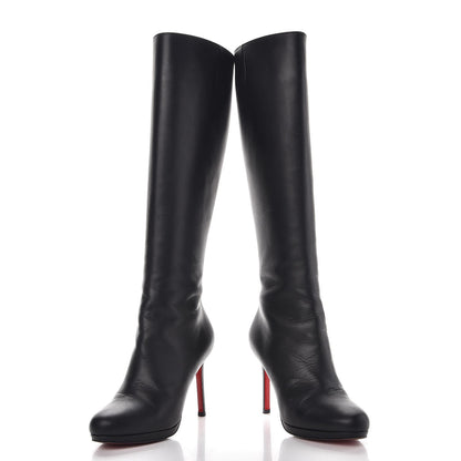 Christian Louboutin Calfskin Botalili 100 Tall Boots 37 Black 6 of 14