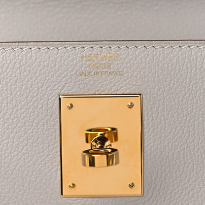Hermes Evercolor Kelly Retourne 28 Gris Perle 6 of 11