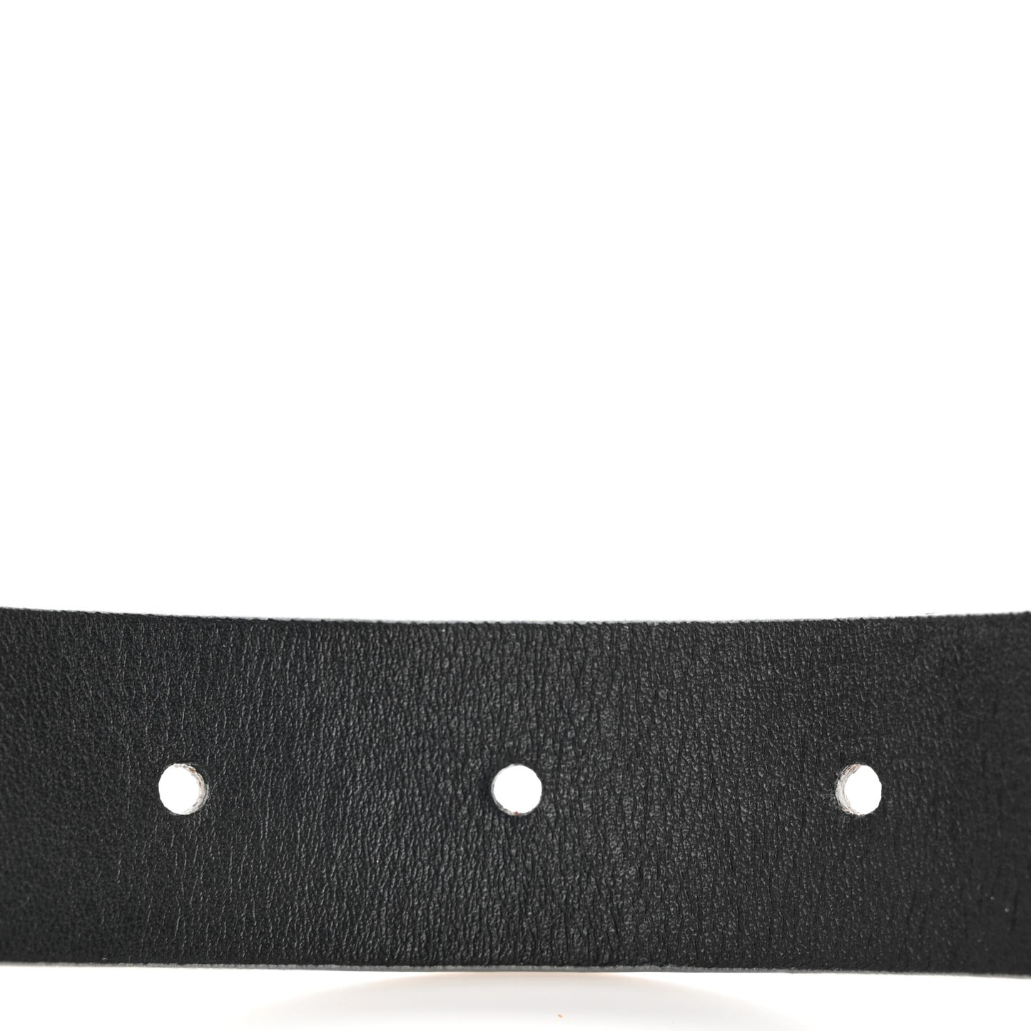 Calfskin CC Mirror Belt 75 30 Silver