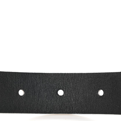 Chanel Calfskin CC Mirror Belt 75 30 Silver 5 of 7