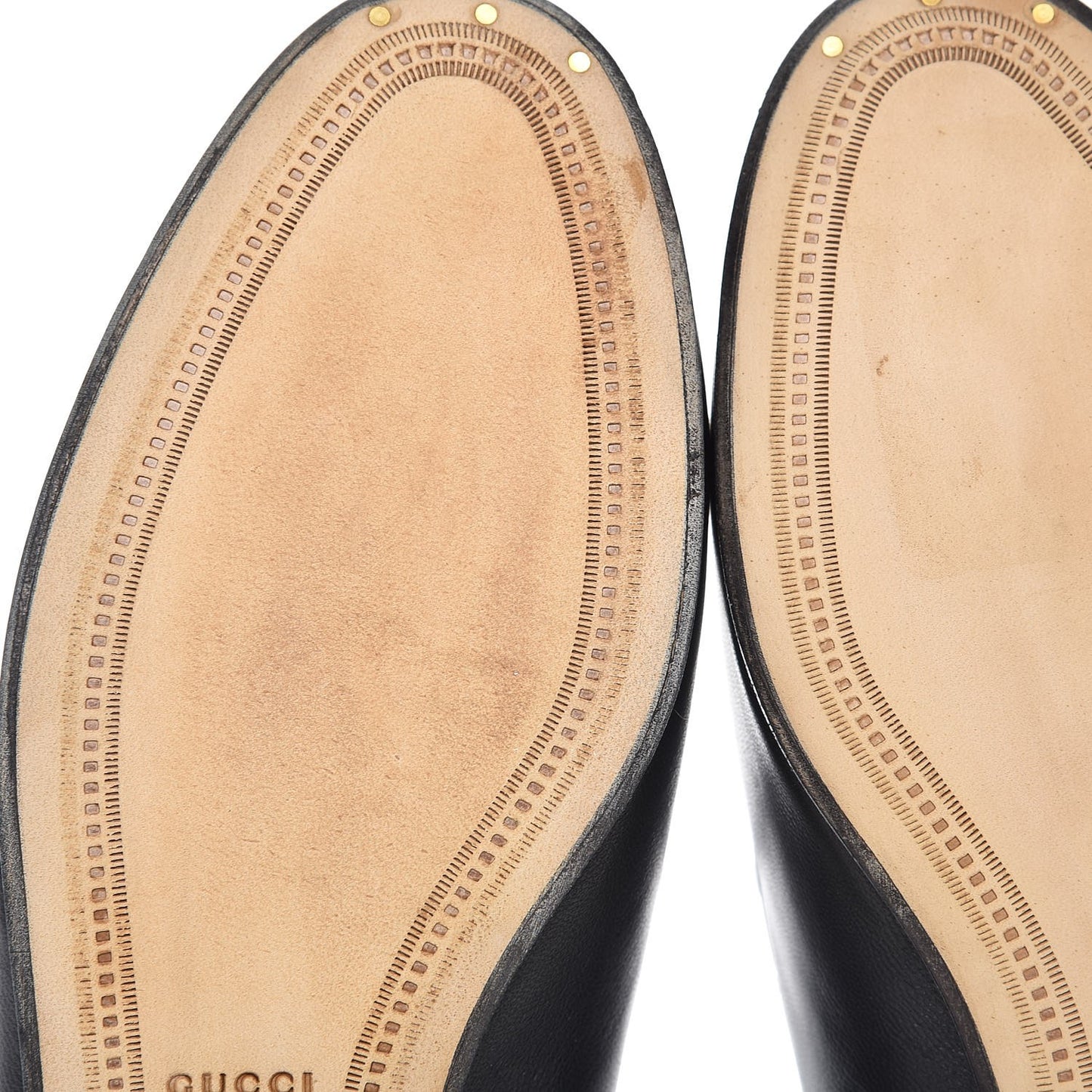 Lambskin Womens Brixton Horsebit Loafers 36.5 Black
