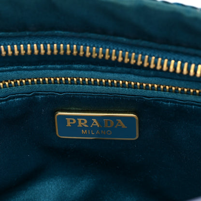 Prada Sequin Ombre Clutch Blue Green 6 of 7