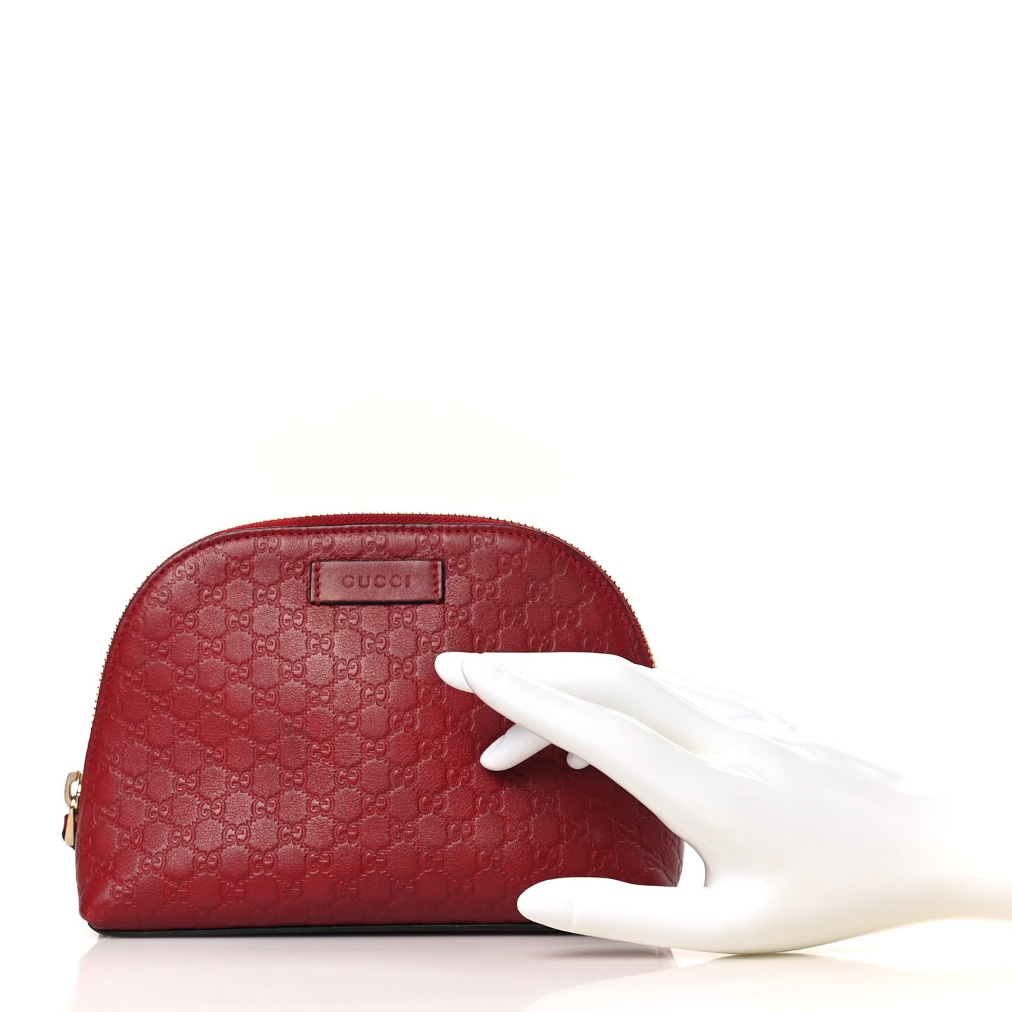 Microguccissima GG Cosmetic Case Red
