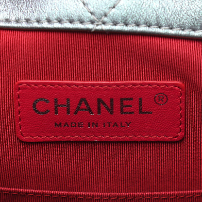 Chanel Iridescent Lambskin Calfskin Small Quilted Gabrielle Backpack Light Purple 6 of 9