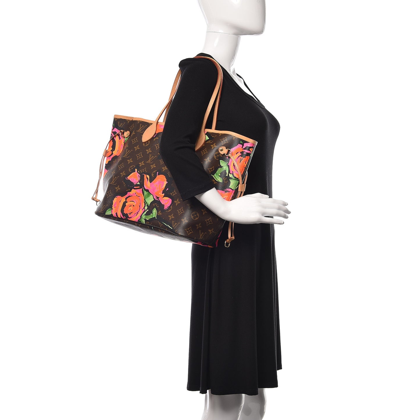 Monogram Roses Neverfull MM