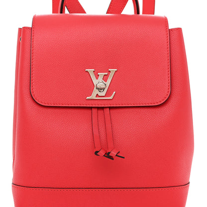 Louis Vuitton Soft Calfskin Lockme Backpack Poppy 8 of 10