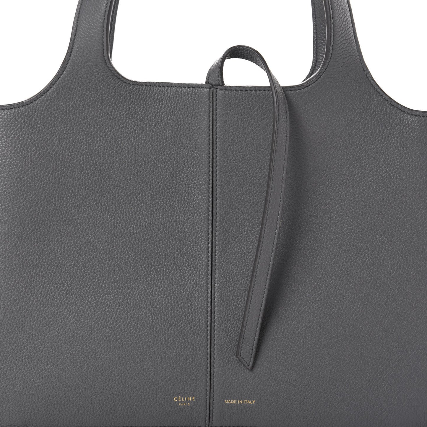 Baby Grained Calfskin Small Tri-Fold Bag Kohl