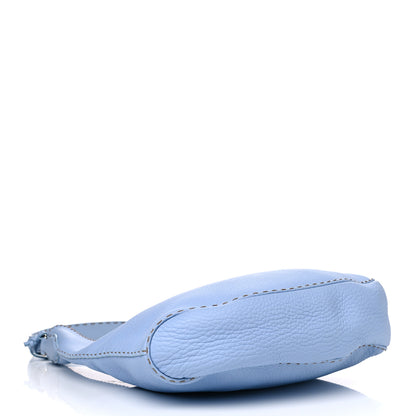 Fendi Cuoio Romano Selleria Shoulder Bag Sky Blue 4 of 10