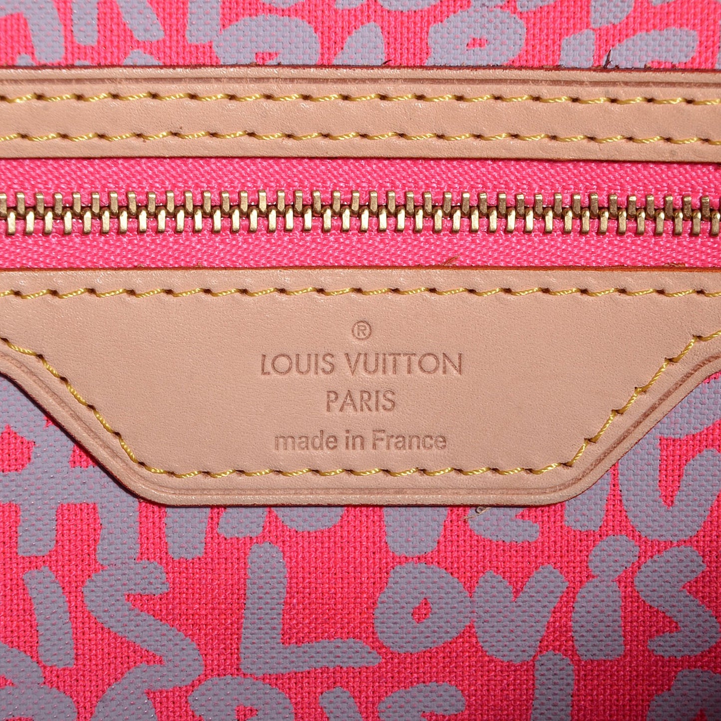 Monogram Graffiti Neverfull GM Fuchsia