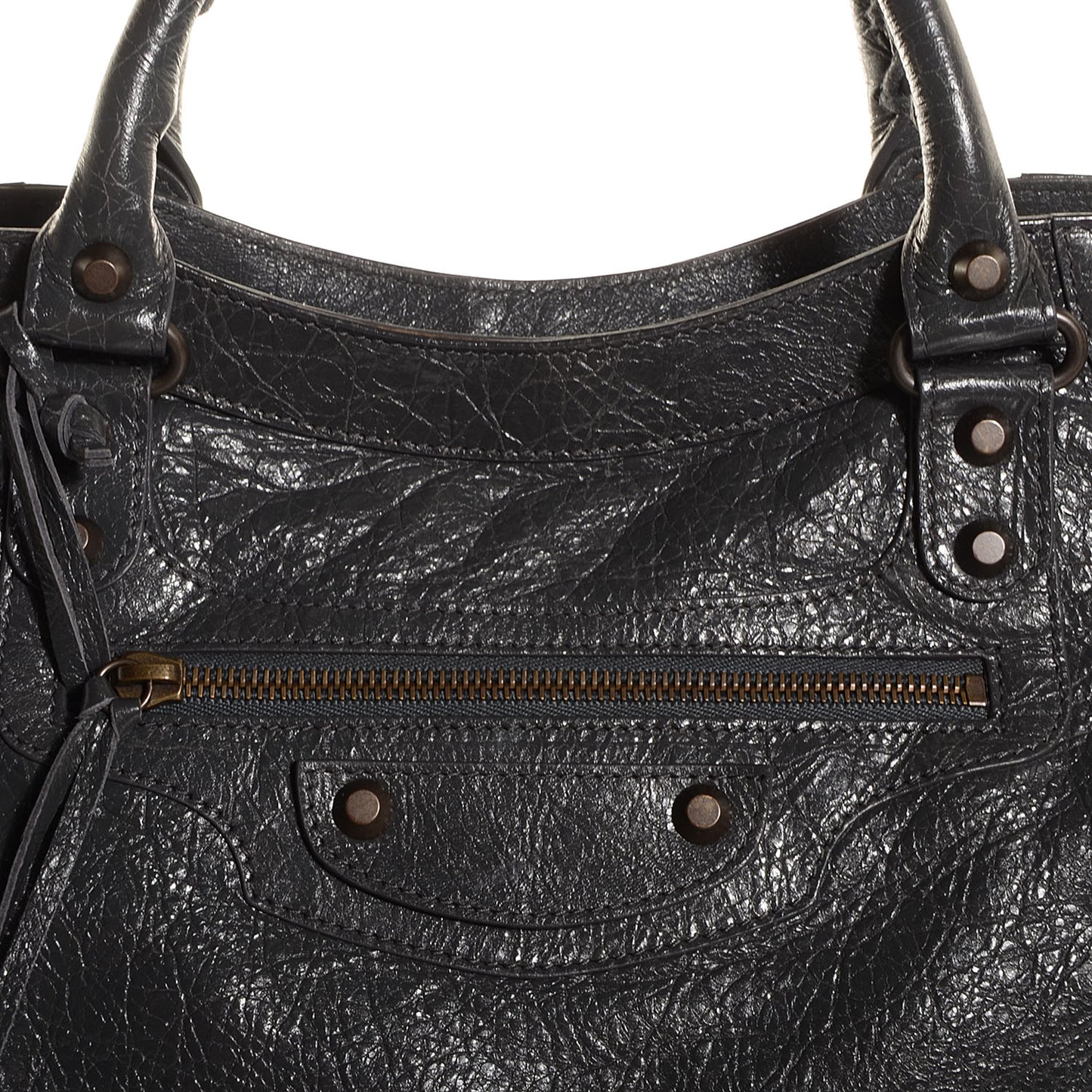Agneau Classic Hardware Velo Gris Fossile