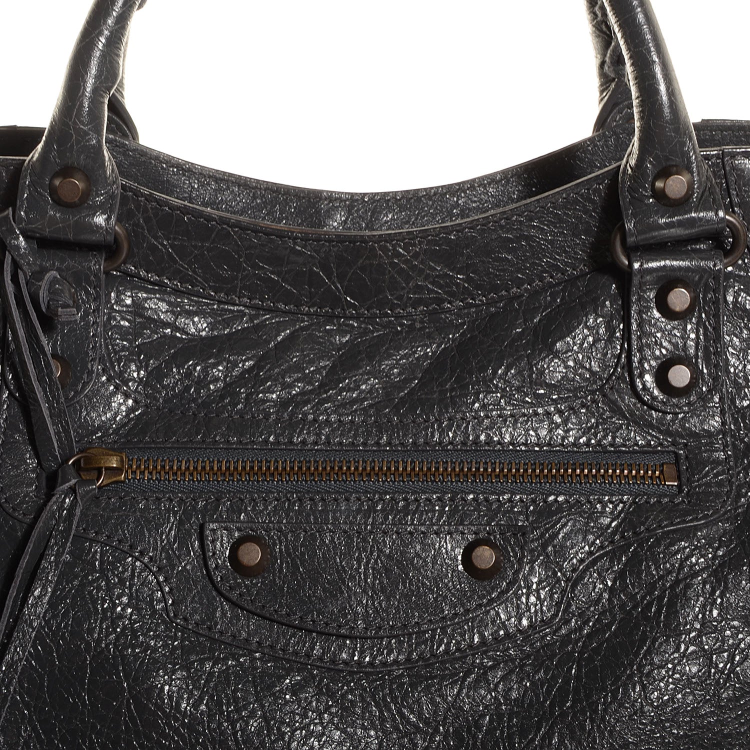 Balenciaga Agneau Classic Hardware Velo Gris Fossile 10 of 12