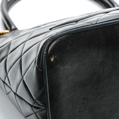 Chanel Lambskin Quilted Medallion Tote Black 6 of 11