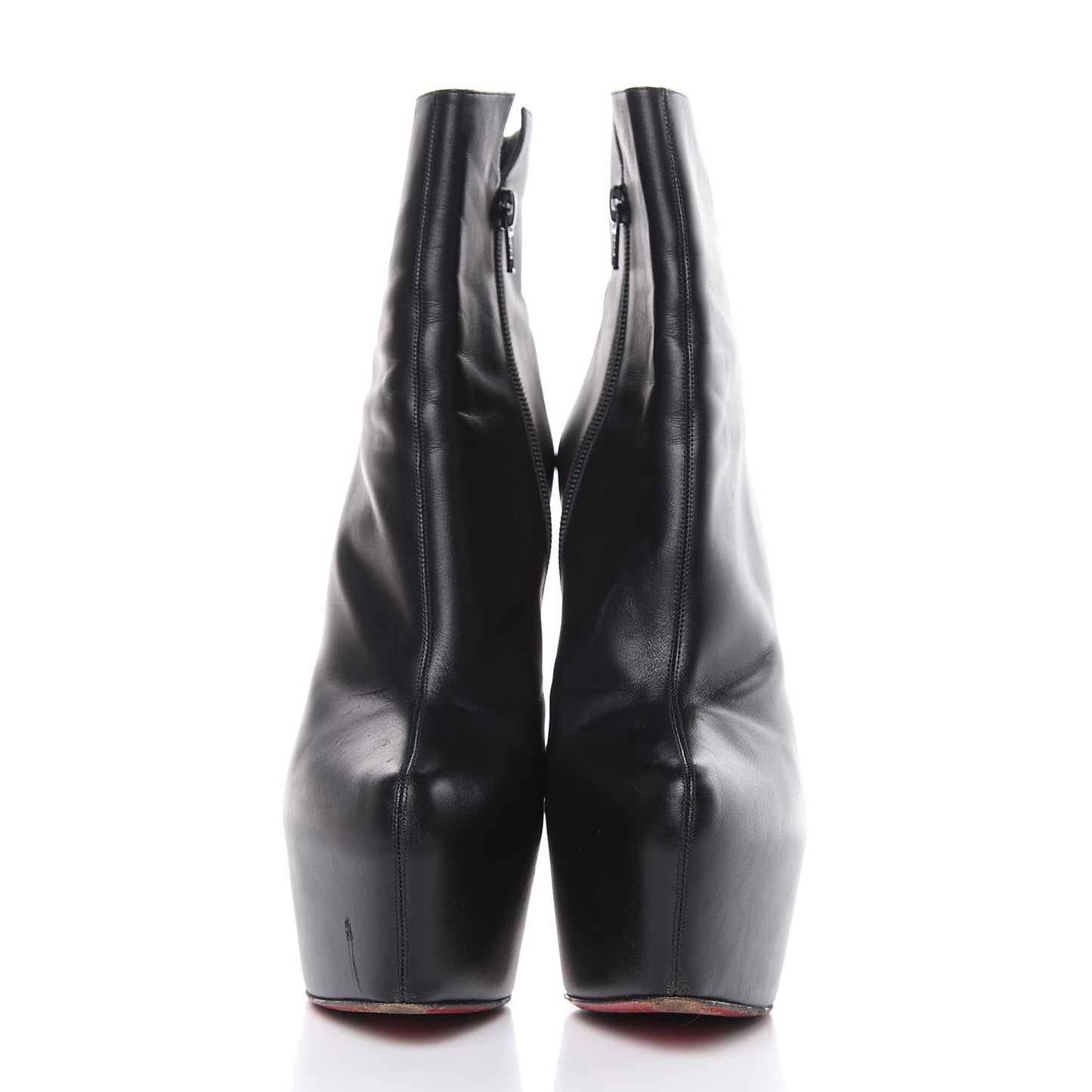 Calfskin Daf Booty 160 Ankle Boots 40 Black