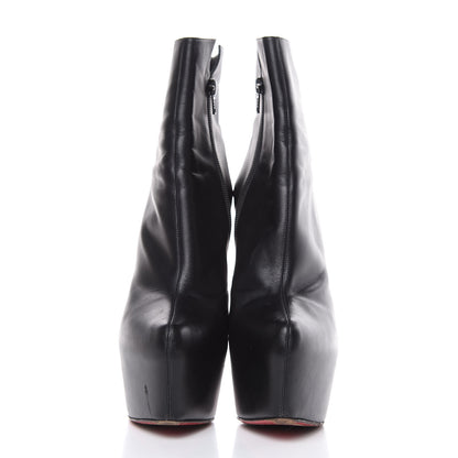 Christian Louboutin Calfskin Daf Booty 160 Ankle Boots 40 Black 2 of 13