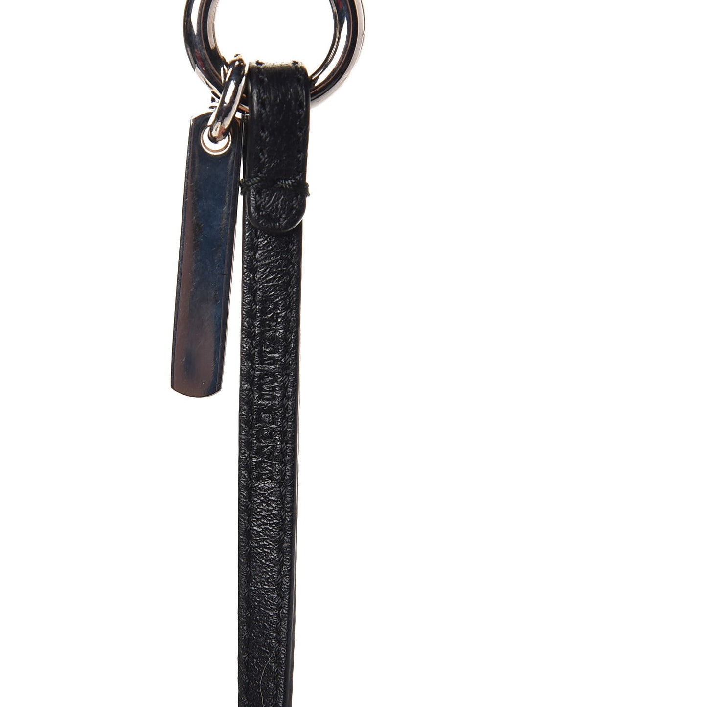 Mink Fox Goat Fur Mini Karlito Bag Charm Blue