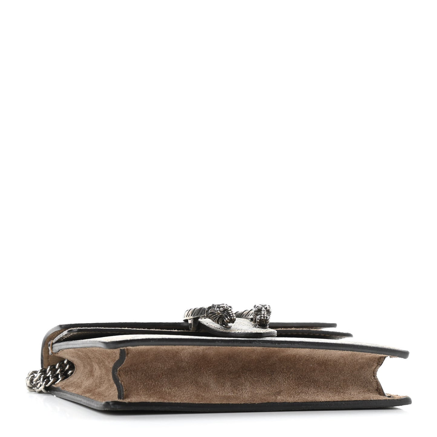 GG Supreme Monogram Super Mini Dionysus Shoulder Bag Taupe
