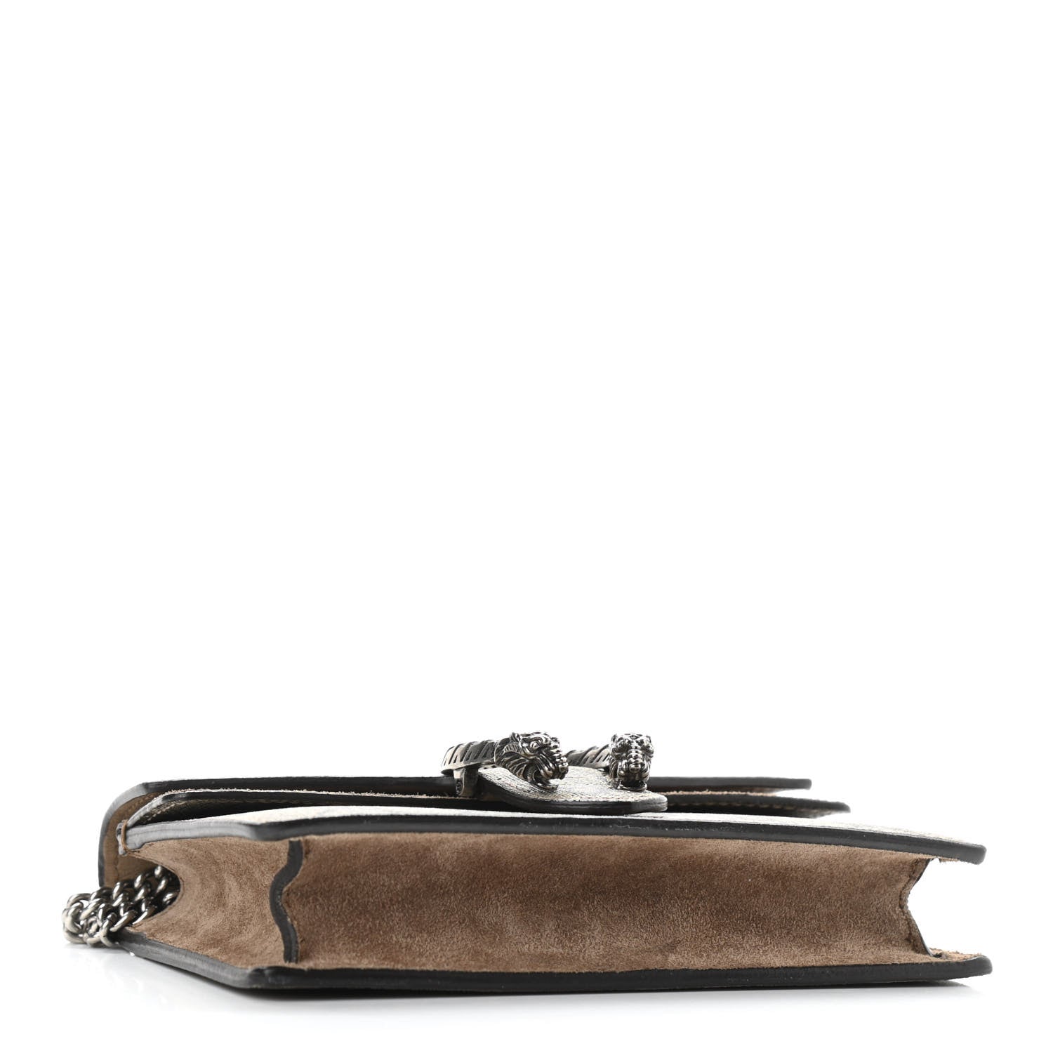 Gucci GG Supreme Monogram Super Mini Dionysus Shoulder Bag Taupe 4 of 11