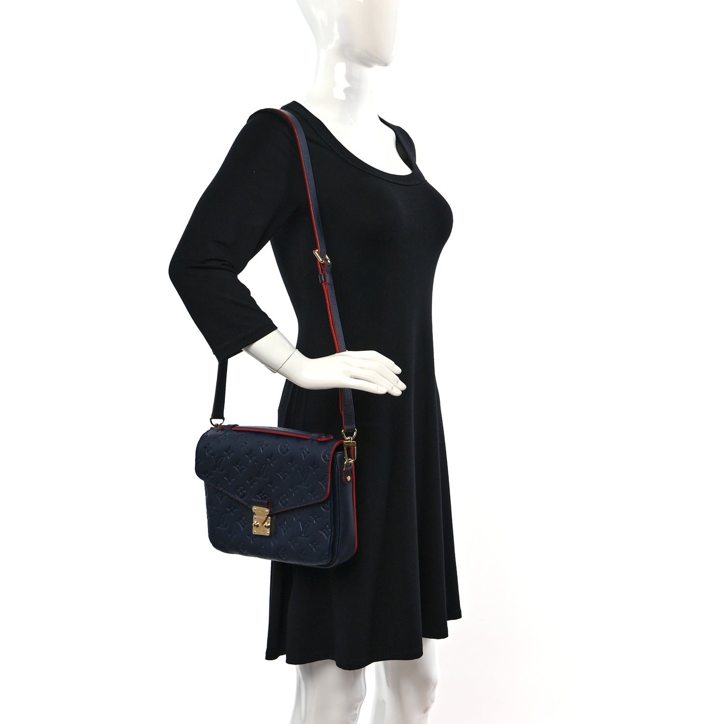 Empreinte Pochette Metis Marine Rouge