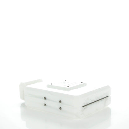 Chanel Marbled Plexiglass Buonasera Perfume Bottle Clutch White 4 of 7