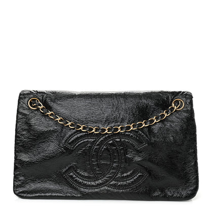 Chanel Vinyl Medium Rock and Chain Flap Black 1 of 11