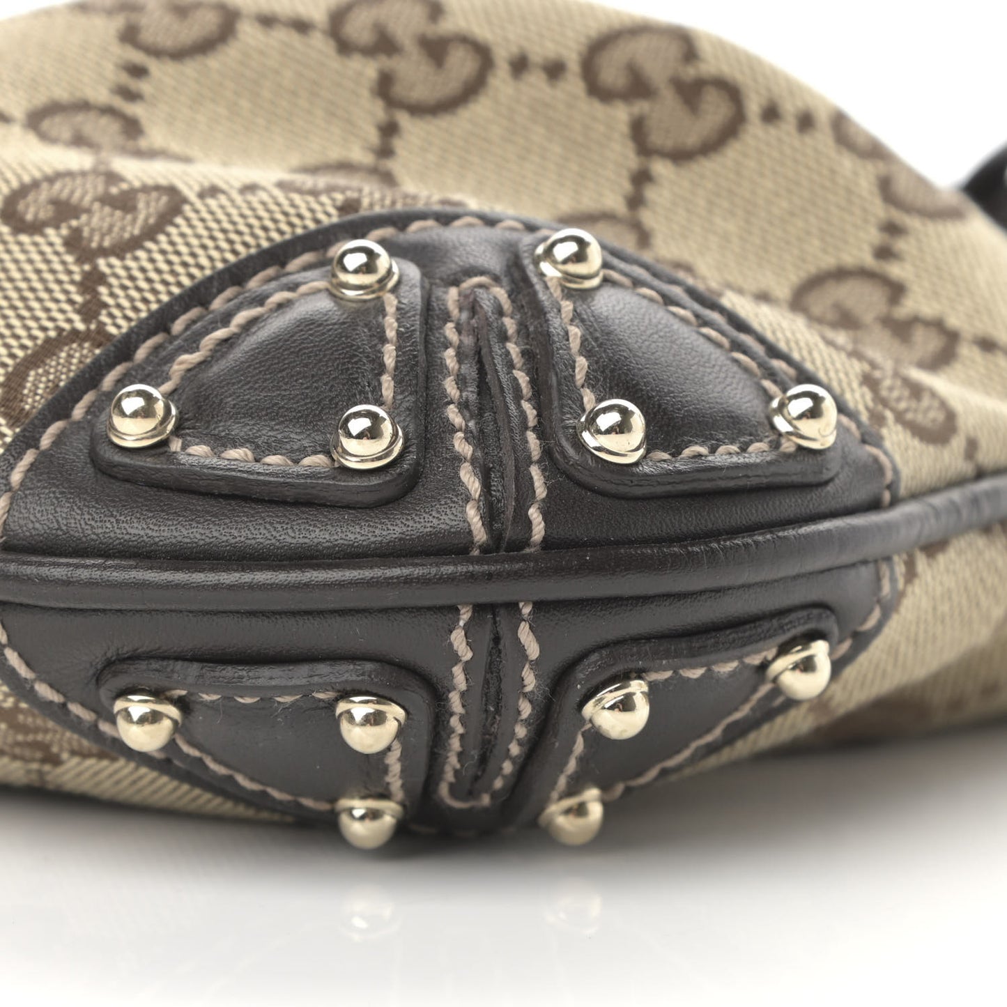 Monogram Mini Indy Top Handle Bag Dark Brown