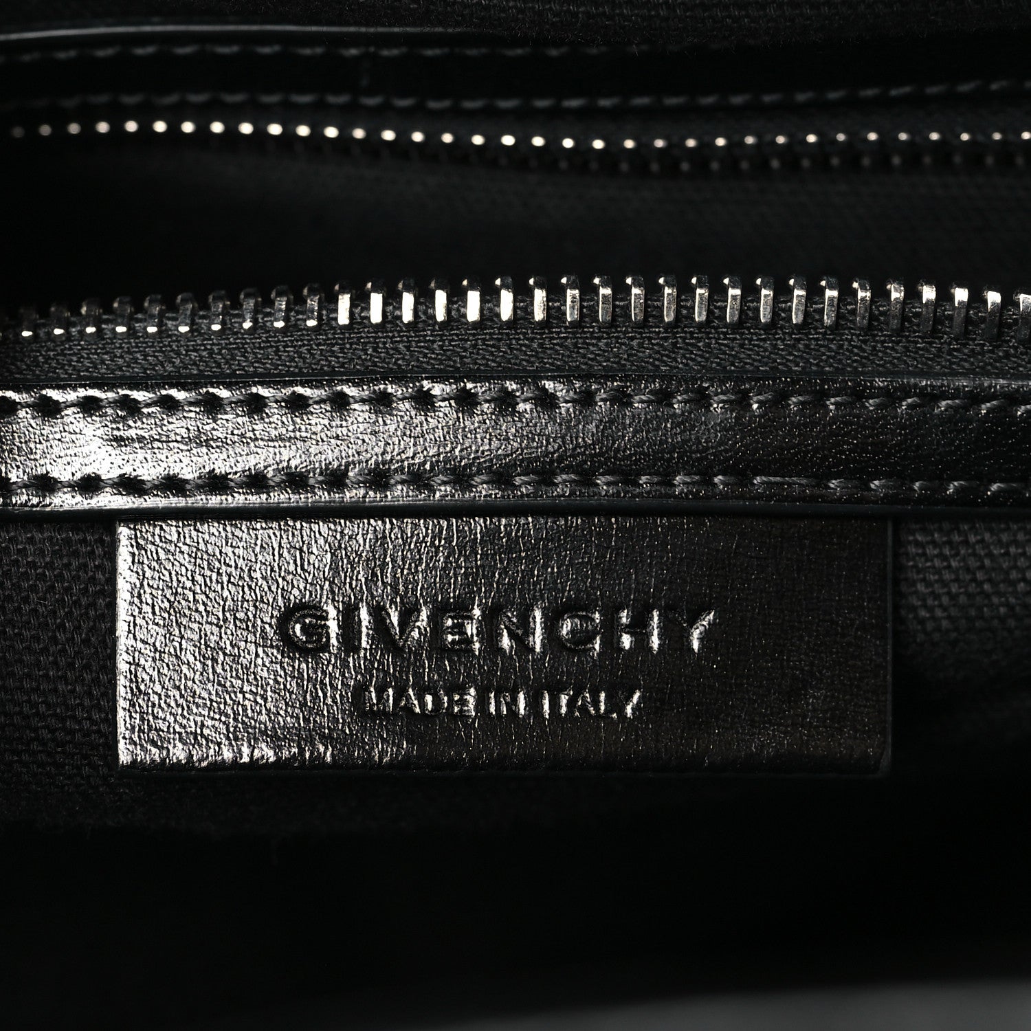 Givenchy Shiny Lord Calfskin Medium Antigona Black 6 of 9