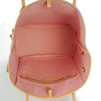 Louis Vuitton Damier Azur Neo Neverfull MM Rose Ballerine 5 of 9