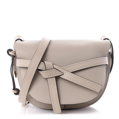 Loewe Grained Calfskin Small Gate Crossbody Bag Light Oat 1 of 8