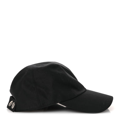 Hermes Cotton Miles H Circle Hat 60 Black 5 of 10