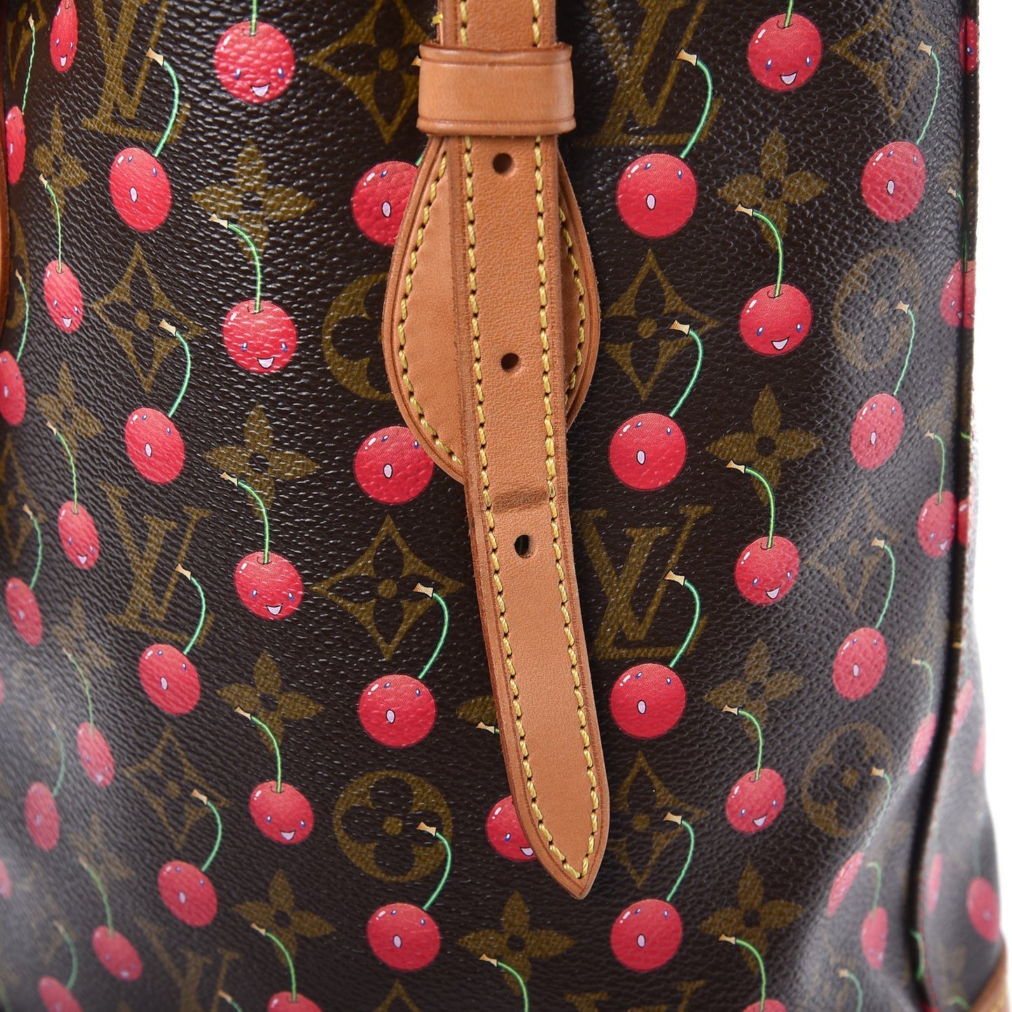 Monogram Cerises Bucket Bag