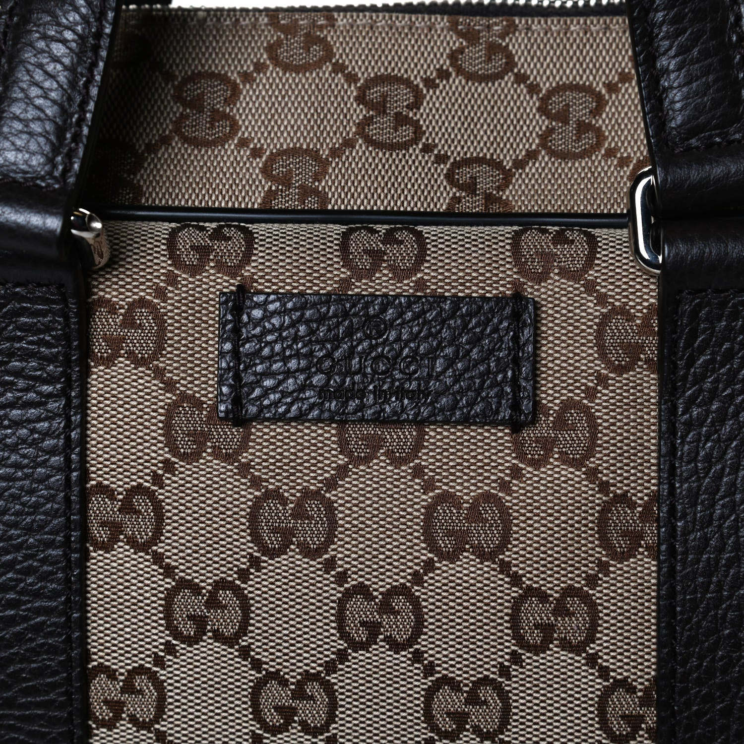 Gucci Monogram Briefcase Dark Brown 13 of 15