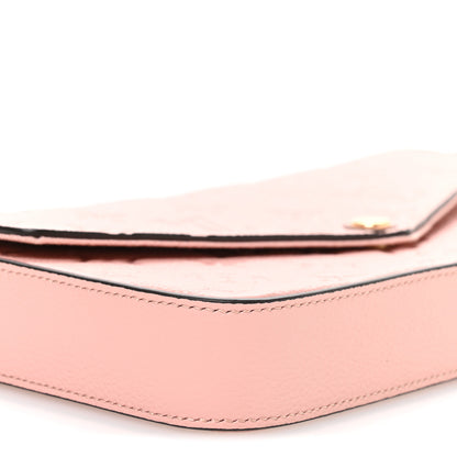 Louis Vuitton Empreinte Pochette Felicie Chain Wallet Rose Poudre 9 of 11