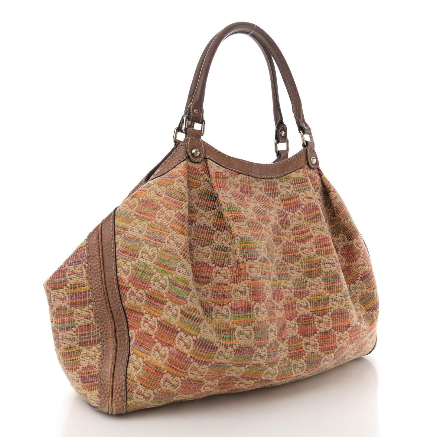 Monogram Sunset Raffia Large Sukey Brown