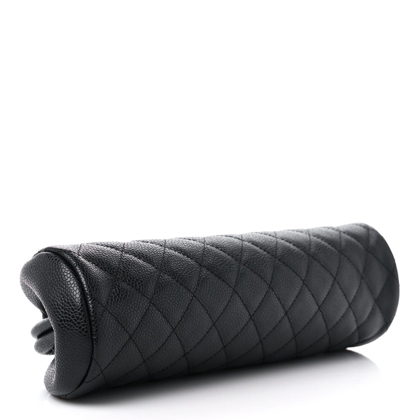 Caviar Quilted Timeless Clutch Black
