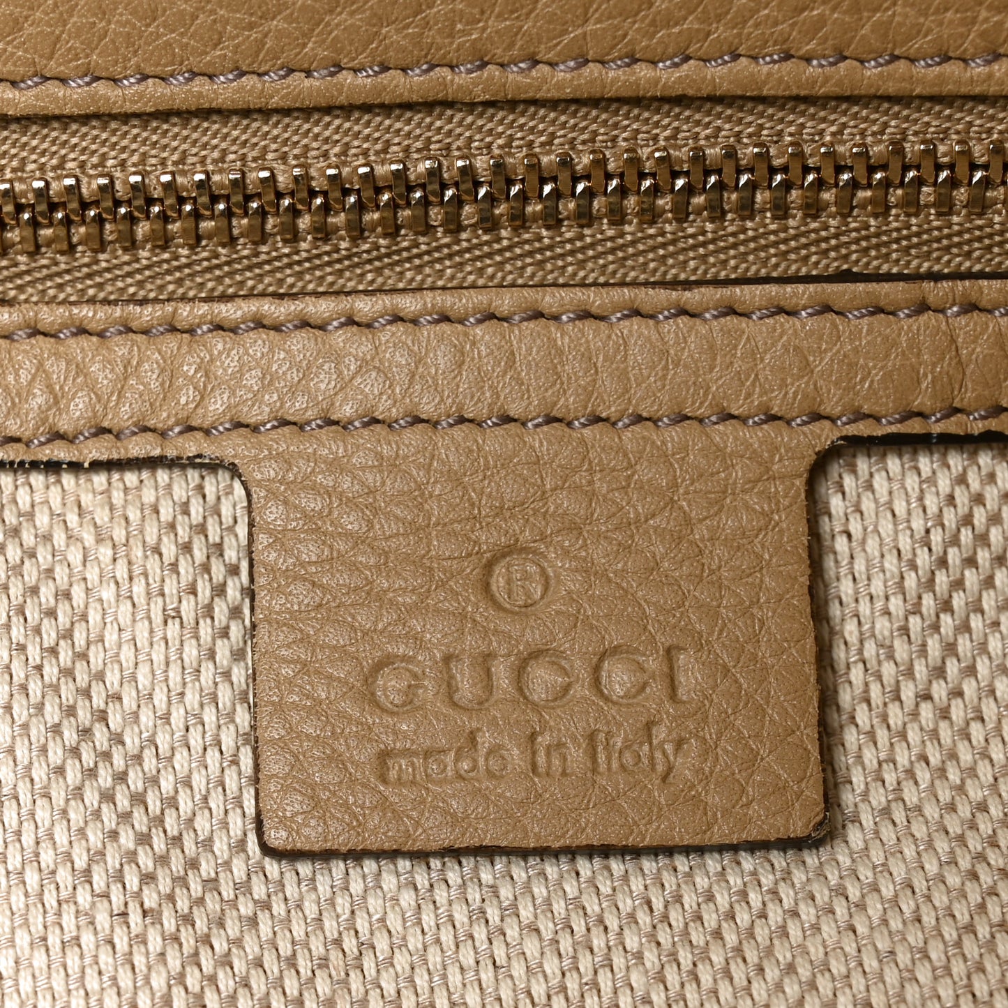 Pebbled Calfskin Medium Soho Chain Hobo Camelia