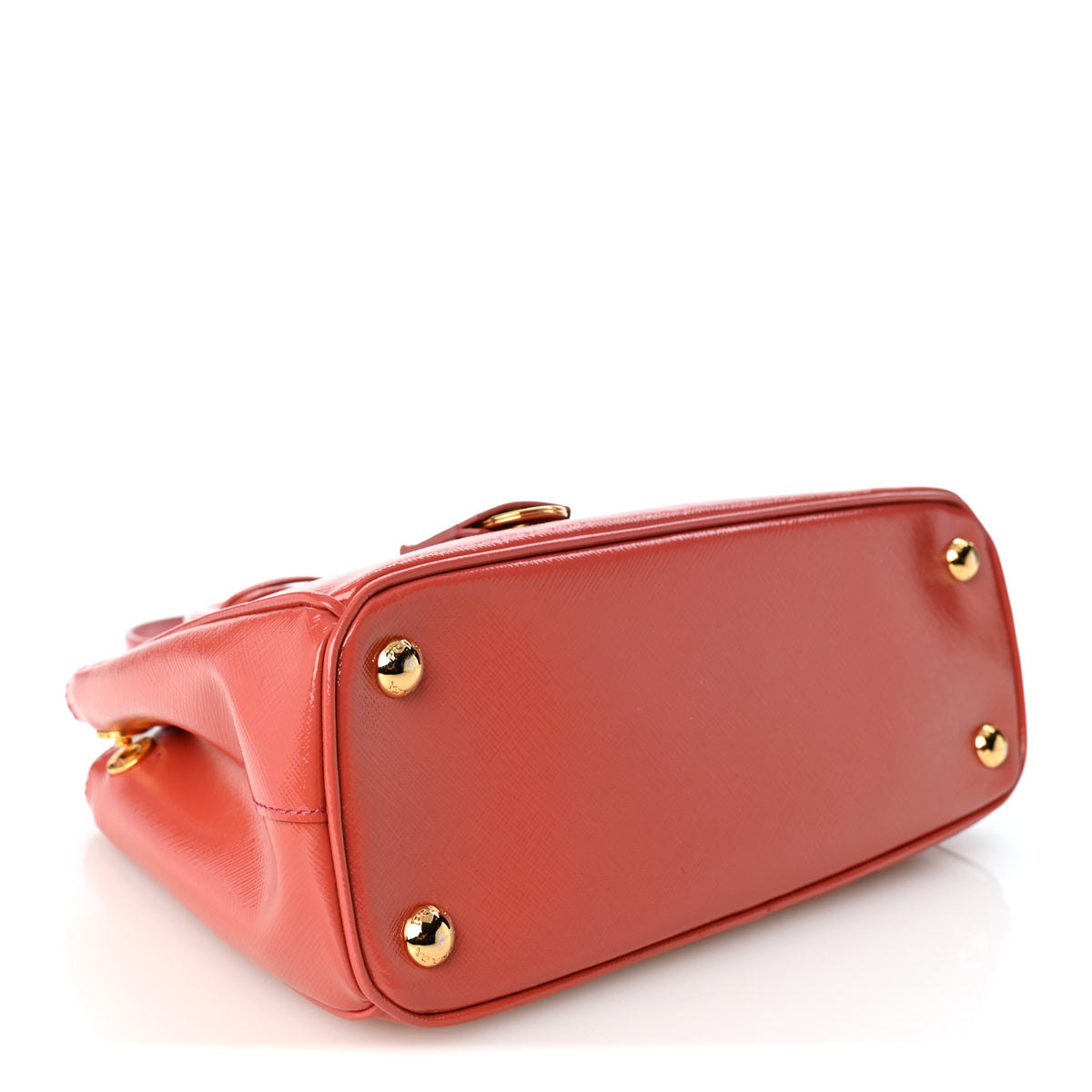 Prada Saffiano Vernice Mini Galleria Double Zip Tote Tamaris 4 of 10