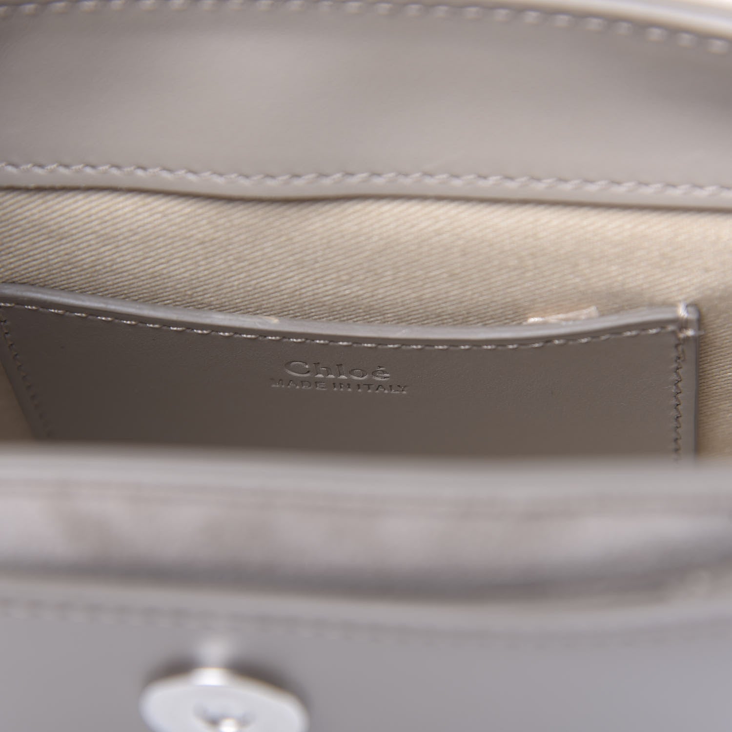 Chloe Calfskin Small Tess Bag Motty Grey 6 of 9