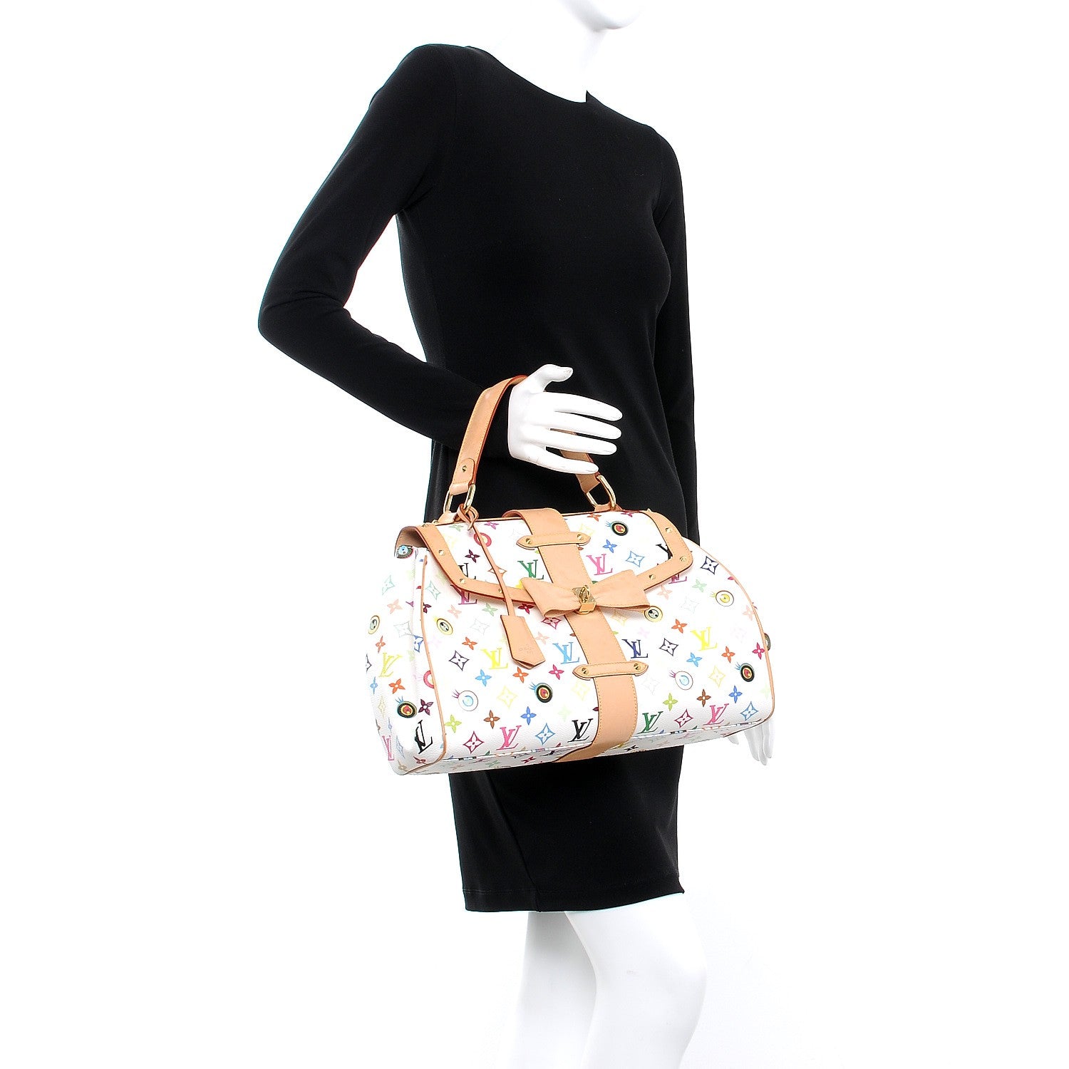 Louis Vuitton Monogram Multicolor Murakami Eye Love You White 2 of 18