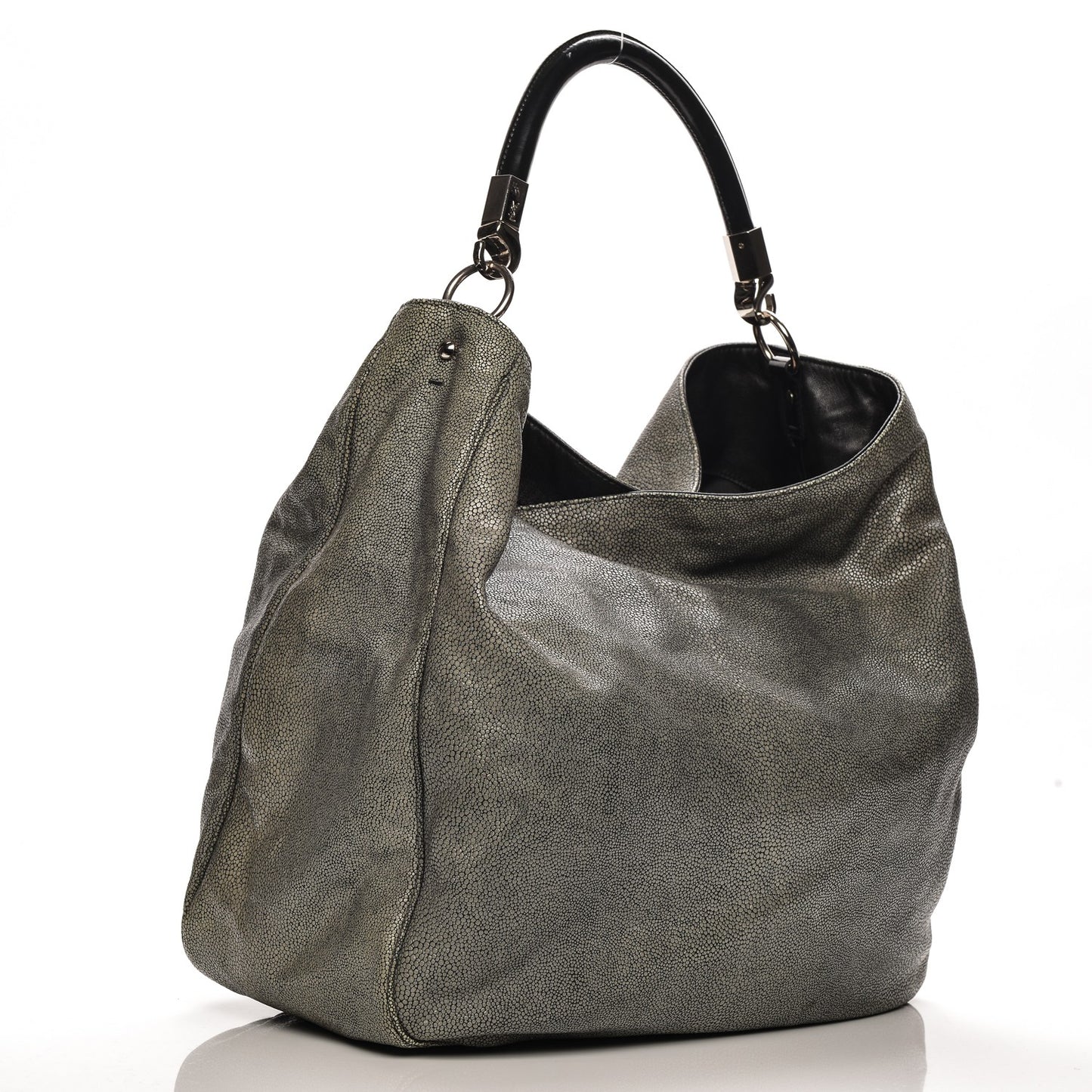 Stingray Embossed Large Roady Silver