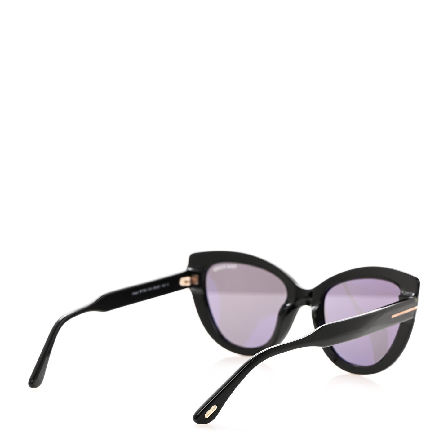 Acetate Anya Cat Eye Sunglasses TF762 Black
