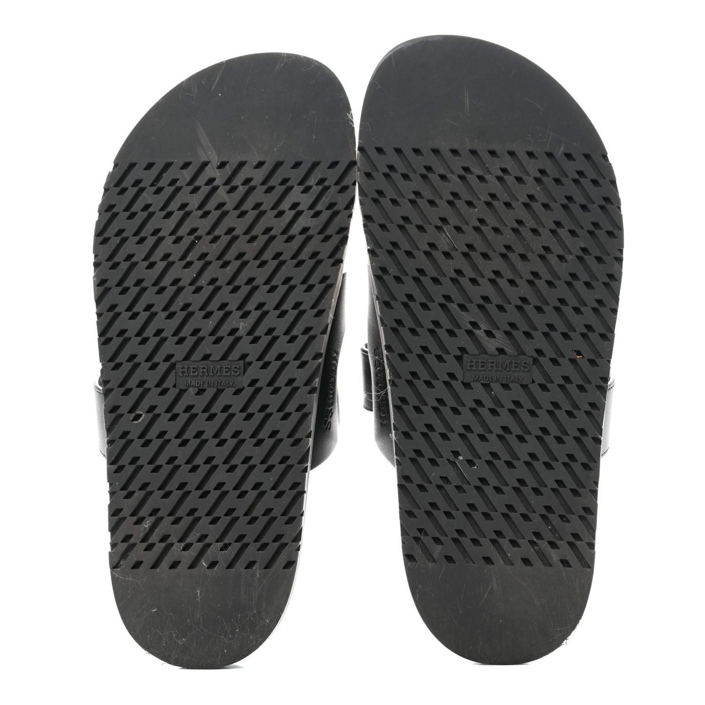 Calfskin Womens Chypre Sandals 38.5 Black