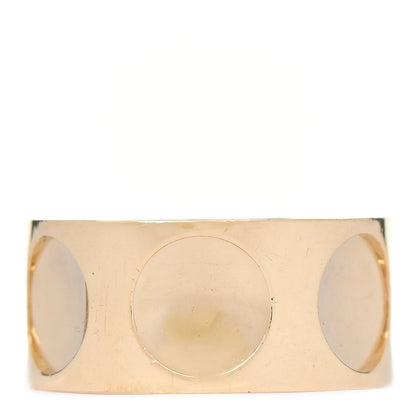Louis Vuitton 18K Yellow Gold 10mm Empreinte Ring 52 6 3 of 7