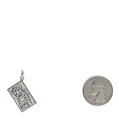 Tiffany Sterling Silver Enamel Sydney Postcard Charm Blue 2 of 3