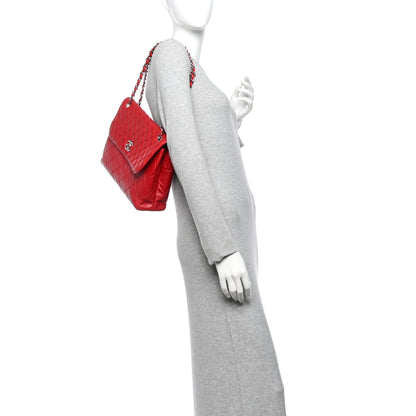 Chanel Calfskin Quilted In the Business Flap Bag Red 2 of 10