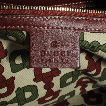 Gucci Guccissima 85th Anniversary Large Boston Rusty Red 5 of 8