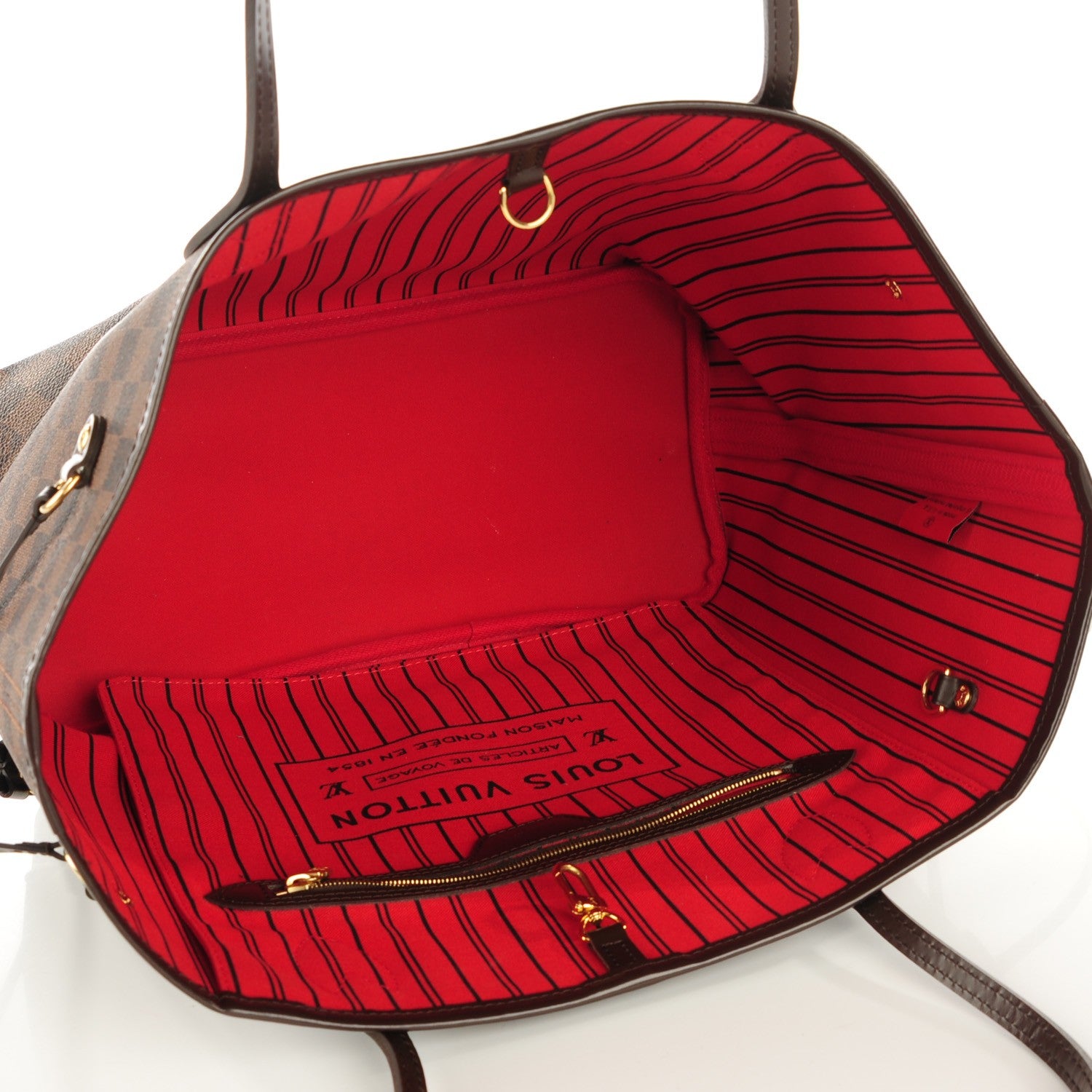 Louis Vuitton Damier Ebene Neo Neverfull MM 6 of 10