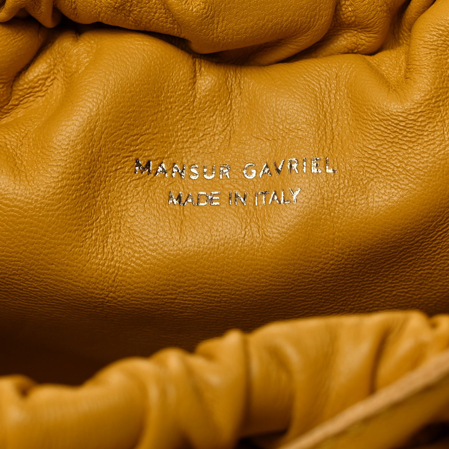 Lambskin Mini Cloud Wristlet Sun