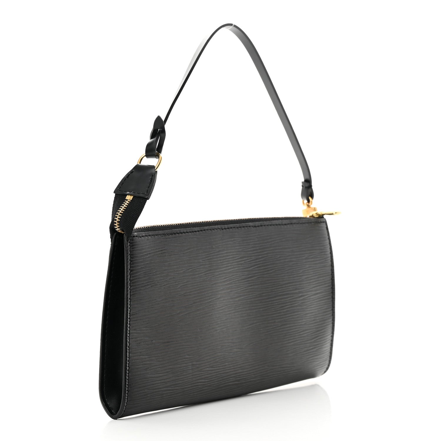 Louis Vuitton Epi Pochette Accessories 24 Black 3 of 12